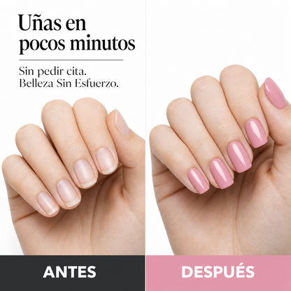 Pluma de gel 3 en 1: uñas de salón en casa