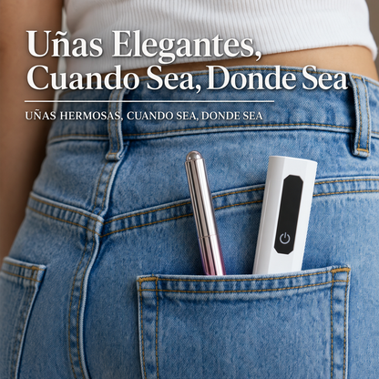 Pluma de gel 3 en 1: uñas de salón en casa