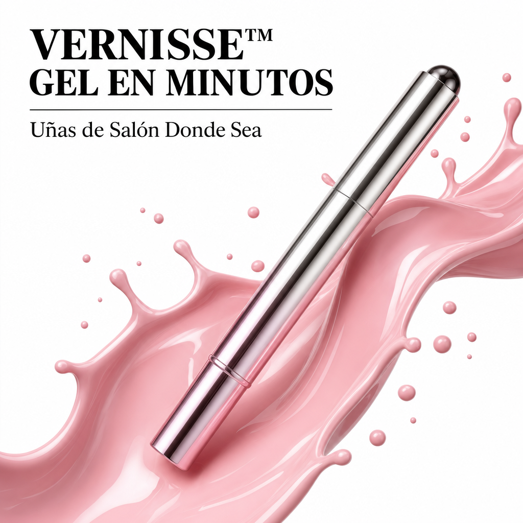 Pluma de gel 3 en 1: uñas de salón en casa